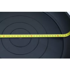 31 cm-es VIRÁGCSERÉP ALÁTÉT 41 TERRA - ANTRACIT