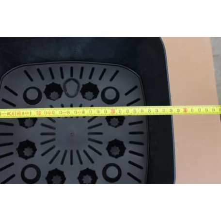 28 cm-es VIRÁGCSERÉP SQUARE BETON EFFECT - ANTRACIT