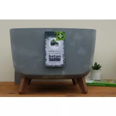 38 cm-es VIRÁGCSERÉP SQUARE BETON EFFECT - BETON