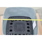 38 cm-es VIRÁGCSERÉP SQUARE BETON EFFECT - BETON