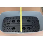 39 cm-es VIRÁGCSERÉP 400 GRACIA CASE - SZÜRKE