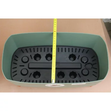 39 cm-es VIRÁGCSERÉP 400 GRACIA CASE - FÖLD ZÖLD