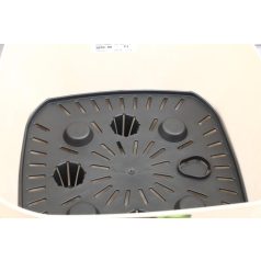   23 cm-es VIRÁGCSERÉP 240 GRACIA SQUARE BETON EFFECT - KRÉM