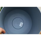 23 cm-es VIRÁGCSERÉP 240 TUBO - VILÁGOS SZÜRKE