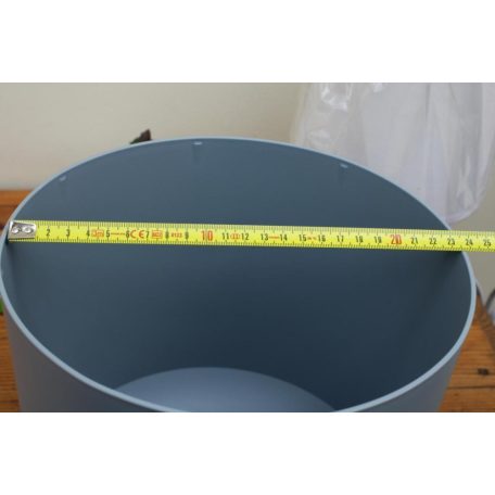 23 cm-es VIRÁGCSERÉP 240 TUBO - VILÁGOS SZÜRKE