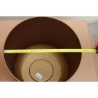 29 cm-es VIRÁGCSERÉP 300 TUBO - RÉGI ARANY