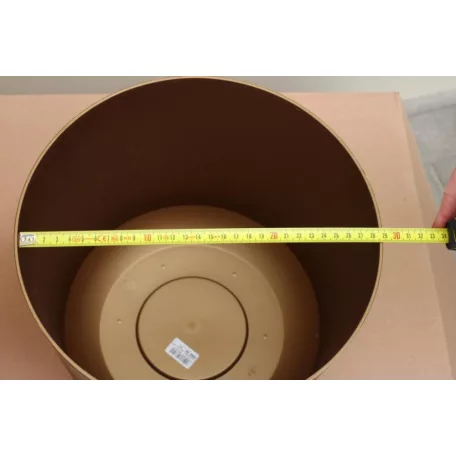 29 cm-es VIRÁGCSERÉP 300 TUBO - RÉGI ARANY