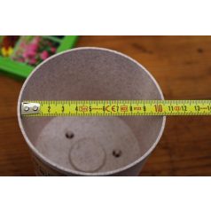 10 cm-es VIRÁGCSERÉP 110W TUBO P ECO WOOD - FEHÉR