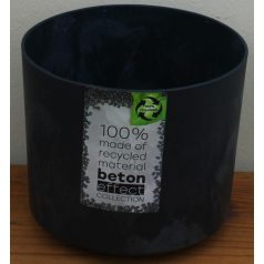 12 cm-es VIRÁGCSERÉP 130E TUBO BETON EFFECT - ANTRACIT