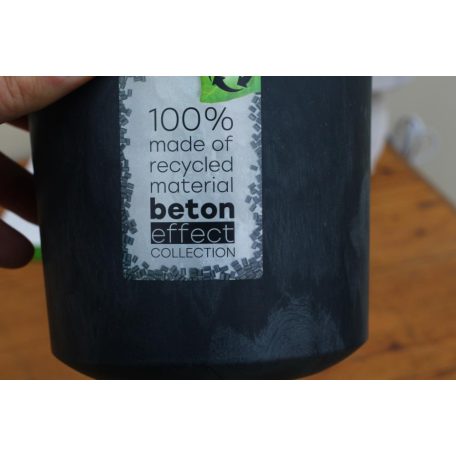 12 cm-es VIRÁGCSERÉP 130E TUBO BETON EFFECT - ANTRACIT