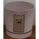 14 cm-es VIRÁGCSERÉP 150W TUBO P ECO WOOD - FEHÉR