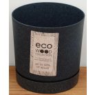 14 cm-es VIRÁGCSERÉP 150W TUBO P ECO WOOD - ANTRACIT