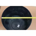 29 cm-es VIRÁGCSERÉP 300E TUBO BETON EFFECT - ANTRACIT
