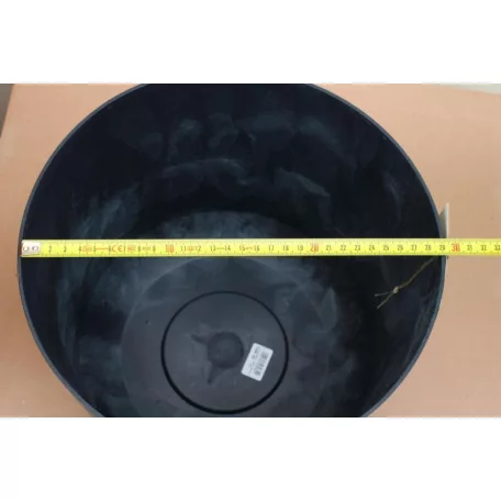 29 cm-es VIRÁGCSERÉP 300E TUBO BETON EFFECT - ANTRACIT