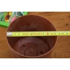 12 cm-es VIRÁGCSERÉP 130E TUBO P BETON EFFECT - TERRAKOTTA