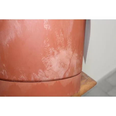 23 cm-es VIRÁGCSERÉP 240E TUBO P BETON EFFECT - TERRACOTTA