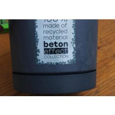 14 cm-esVIRÁGCSERÉP 150E TUBO P BETON EFFECT - MARENGO