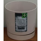 14 cm-esVIRÁGCSERÉP 150E TUBO P BETON EFFECT - KRÉM