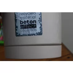 14 cm-esVIRÁGCSERÉP 150E TUBO P BETON EFFECT - KRÉM