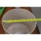 14 cm-esVIRÁGCSERÉP 150E TUBO P BETON EFFECT - KRÉM