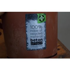 17 cm-esVIRÁGCSERÉP 180E TUBO P BETON EFFECT - TERRACOTTA