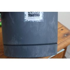 19 cm-esVIRÁGCSERÉP 200E TUBO P BETON EFFECT - MARENGO