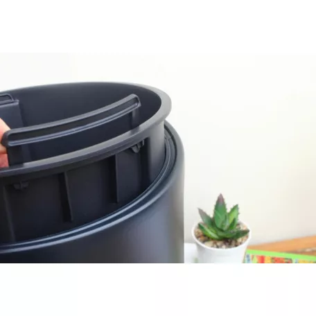 25 cm-es VIRÁGCSERÉP - ANTRACIT