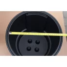 25 cm-es VIRÁGCSERÉP - ANTRACIT