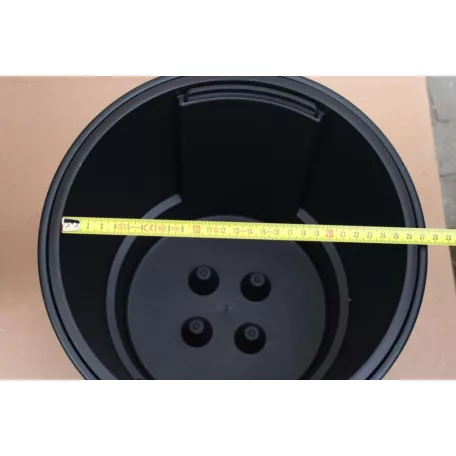 25 cm-es VIRÁGCSERÉP - ANTRACIT