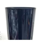 23 cm-es VIRÁGCSERÉP 250S TUBUS SLIM SHINE FÉNYES 2IN1 - ANTRACIT