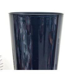   23 cm-es VIRÁGCSERÉP 250S TUBUS SLIM SHINE FÉNYES 2IN1 - ANTRACIT