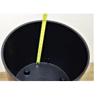 23 cm-es VIRÁGCSERÉP 250S TUBUS SLIM SHINE FÉNYES 2IN1 - ANTRACIT