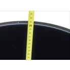 37 cm-es VIRÁGCSERÉP 400S TUBUS SLIM SHINE FÉNYES 2IN1 - ANTRACIT