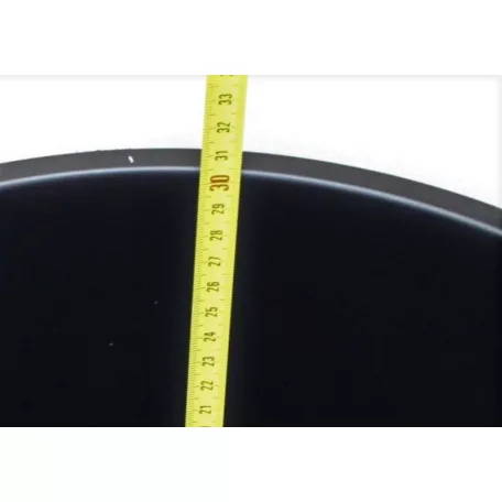 37 cm-es VIRÁGCSERÉP 400S TUBUS SLIM SHINE FÉNYES 2IN1 - ANTRACIT