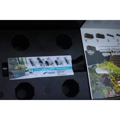60 x 25 cm-es BALKONLÁDA 600 RATO CASE 2IN1 - ANTRACIT