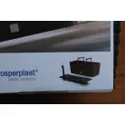 60 x 25 cm-es BALKONLÁDA 600 RATO CASE 2IN1 - ANTRACIT