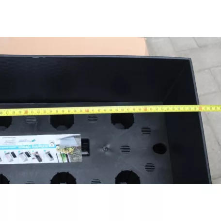 60 x 25 cm-es BALKONLÁDA 600 RATO CASE 2IN1 - ANTRACIT