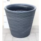 34 cm-es VIRÁGCSERÉP 400 RATO - ANTRACIT