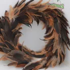 Koszorú toll 30cm multi