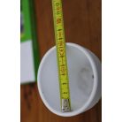 Virágkaspó 7 cm-es Fehér peremű színes cserép - Zöld / Sárga / Lila