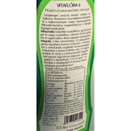 Vitaflóra Muskátli 0.5 lit