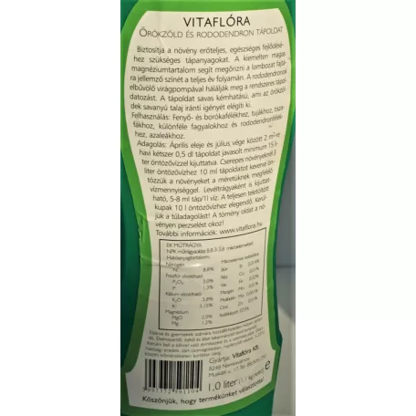Vitaflóra Örökzöld és Rhododendron 1 lit