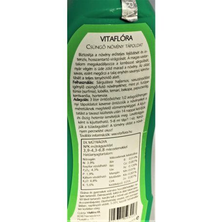 Vitaflóra Csüngő növény 0.5 lit