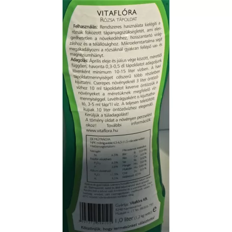 Vitaflóra Rózsa 1 lit