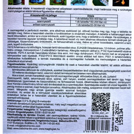 Protect szúnyoglárva irtó tabletta 10 db