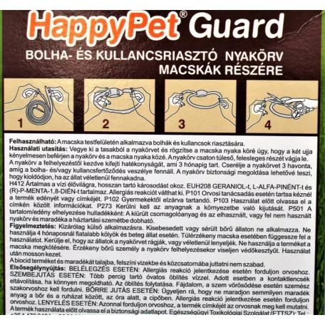 HappyPet bolha és kullancs riasztó Nyakörv Macska