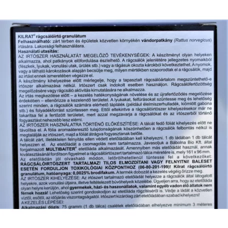 Rágcs. Irtó szer Kilrat 2x75 g