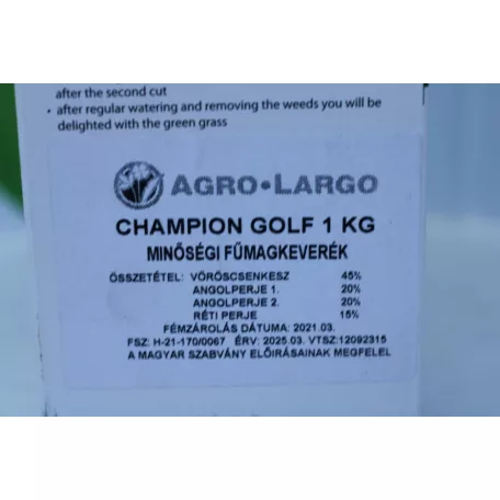 Fűmag Golf 1kg Profi Garden