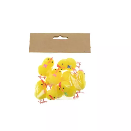 Figura csibe plüss 4,5cm  sárga