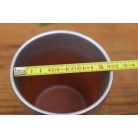 Virágkaspó 11 cm-es Kaspó kerámia ezüst